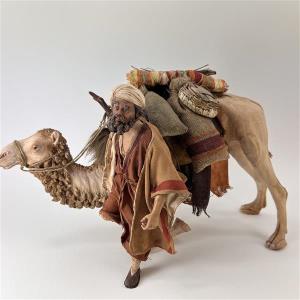 Händler absteigend mit Kamel für 18 cm Figuren