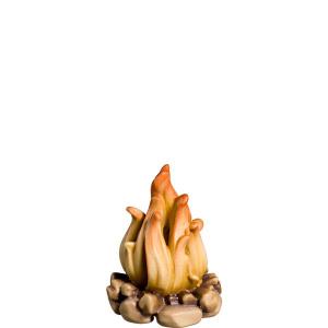 A-Lagerfeuer beleuchtet