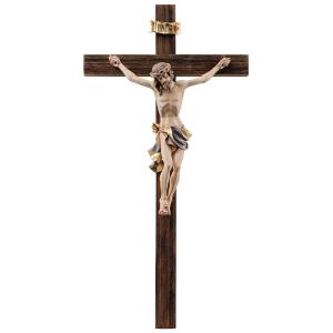 Christus Insam mit Kreuz rustikal Altholz