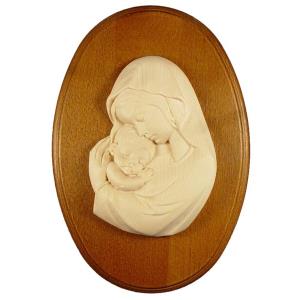 Madonna Relief auf Brett