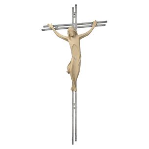 Kruzifix Einfach mit Stahlbalken 2Fach