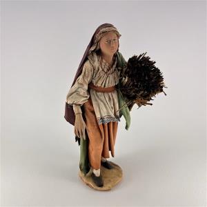 Frau mit Stroh für 18 cm Figuren