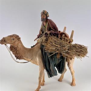 Kamel mit Hirt und Stroh für 18 cm Figuren