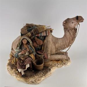 Kamel liegend mit stillender Maria für 18cm Figuren