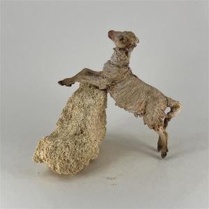 Schaf springend (ohne Deko) für 18cm Figuren