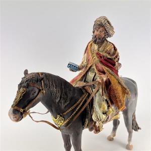König auf Pferd für 18cm Figuren