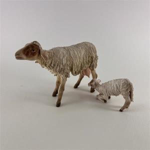 Schaf mit Lamm für 18 cm Figuren