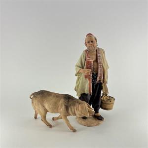 Bauer mit Schwein für 18cm Figuren