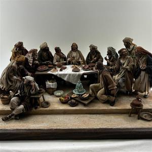 Abendmahl mit 18 cm Figuren
