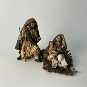 Hl. Familie für 10 cm Figuren