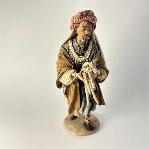 Hirte mit Lamm im Arm für 18 cm Figuren