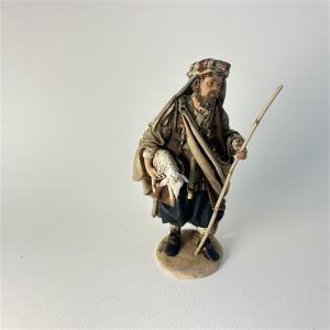 Hirte mit Lamm untern Arm für 18 cm Figuren