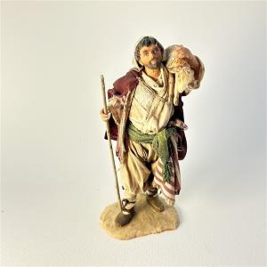 Hirte mit Schaf auf Schulter für 13 cm Figuren