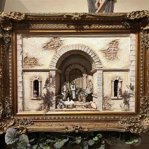 Orient.Wandkrippe für 18 cm Fig.Unikat (ohne Figuren)