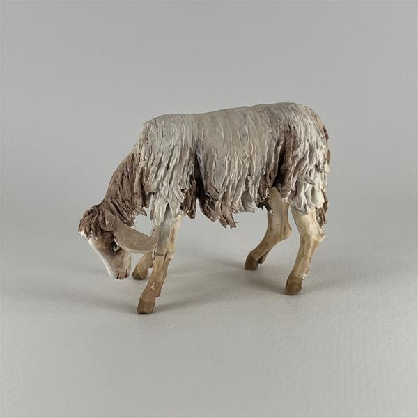 Schaf grasend für 18cm Figuren - Ton (Terracotta) und Stoff 