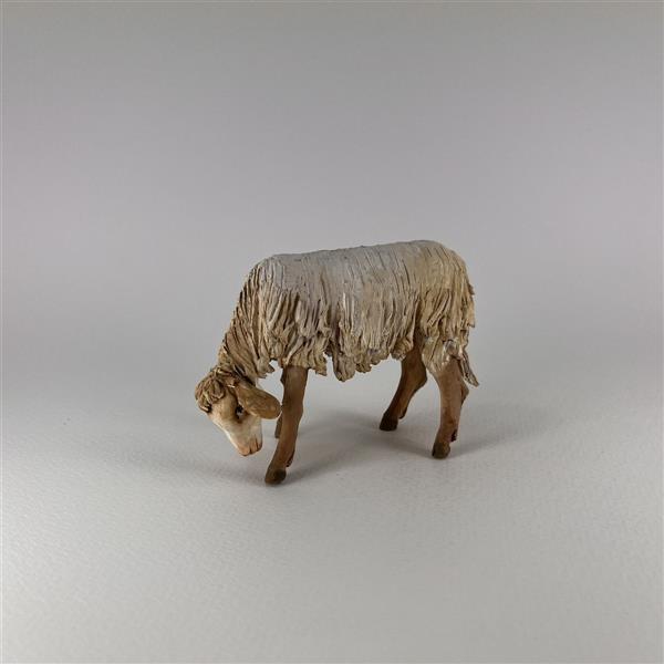 Schaf äsend für 18 cm Figuren - Ton (Terracotta) und Stoff 