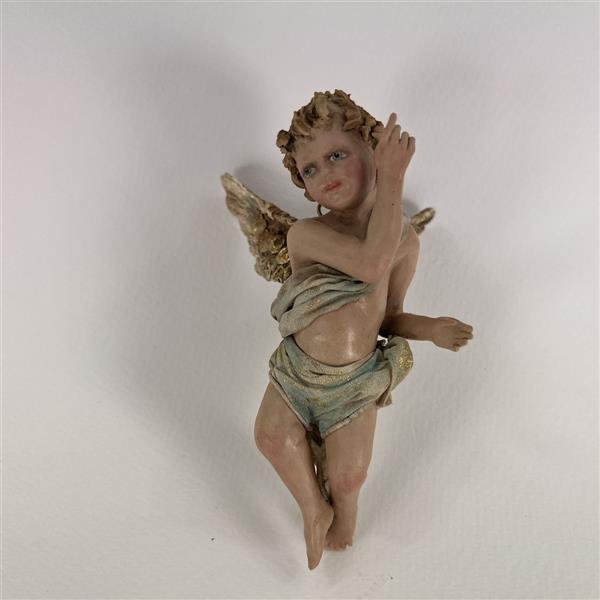 Putte zum hängen für 30 cm Figuren - Ton (Terracotta) und Stoff 