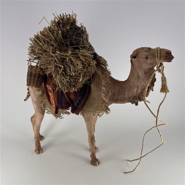 Kamel stehend für 18cm Figuren - Ton (Terracotta) und Stoff 