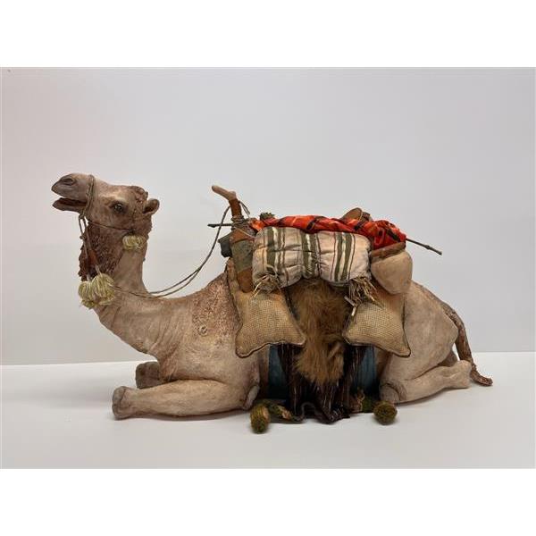 Kamel liegend für 30cm Figuren - Ton (Terracotta) und Stoff 