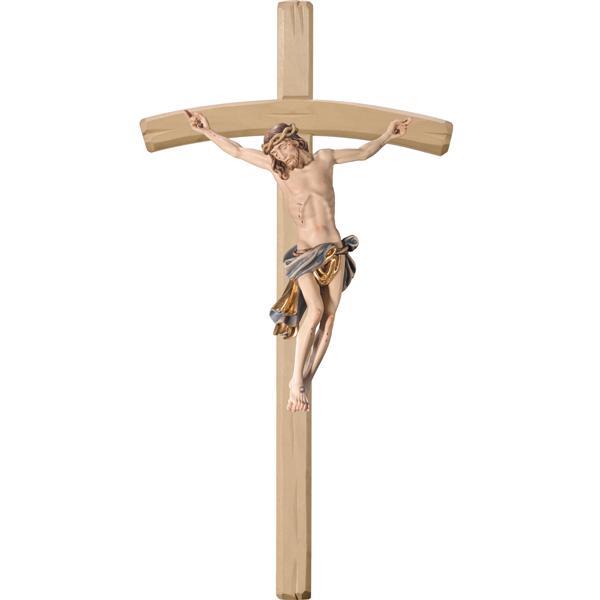 Klassikchristus mit Kreuz - Lasiert