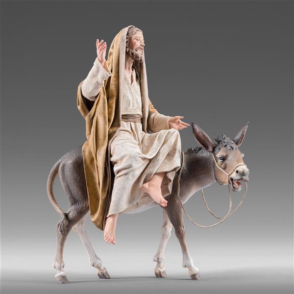 Jesus auf Esel - Lasiert