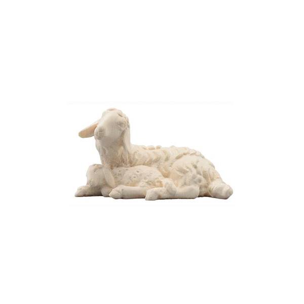 IN Schaf liegend mit Lamm schlafend - natur