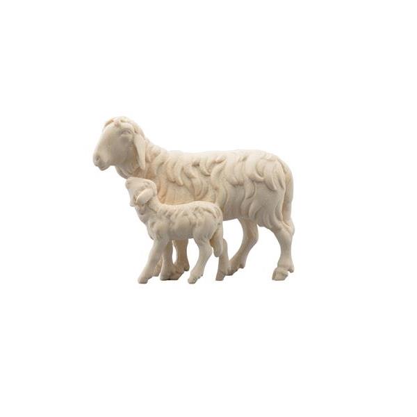 SI Schaf laufend mit Lamm - natur