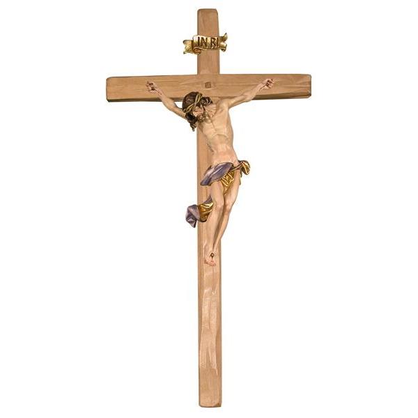 Christus barock handnachge. mit geradem Kreuz - natur