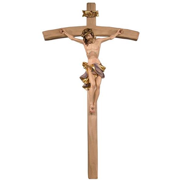 Christus Insam handnachge. mit gebogenem Kreuz - natur