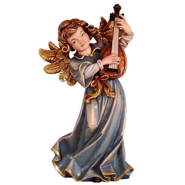 Engel Giotto mit Mandoline - Lasiert