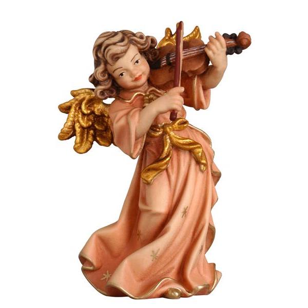 Engel Giotto mit Violine - Lasiert