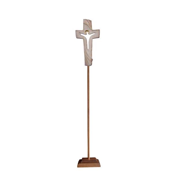 Prozessionskreuz + Friedenskreuz Rustico - mehrfach gebeizt