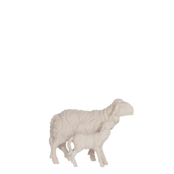 RA Schaf+Lamm stehend - natur