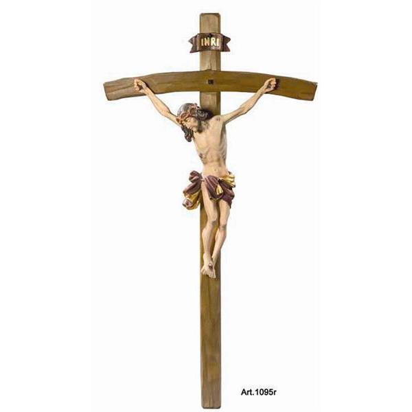 Christus mit Kreuz - Lasiert