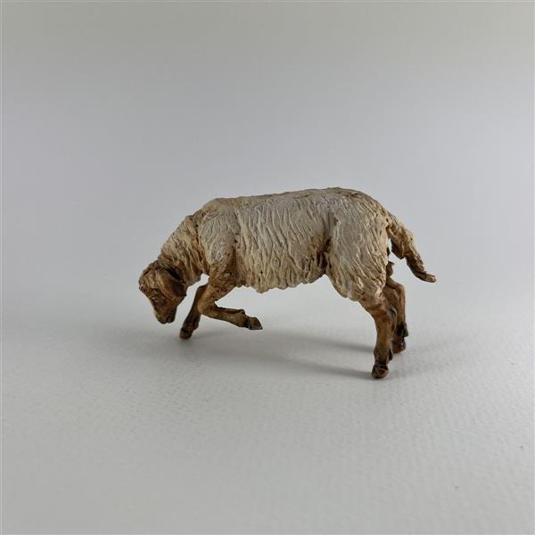 Schaf grasend für 13cm Figuren - Ton (Terracotta) und Stoff 
