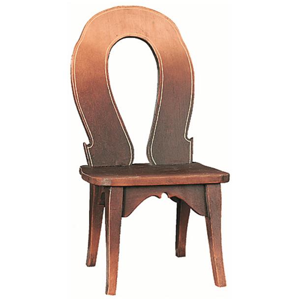 Stuhl barock - Lasiert